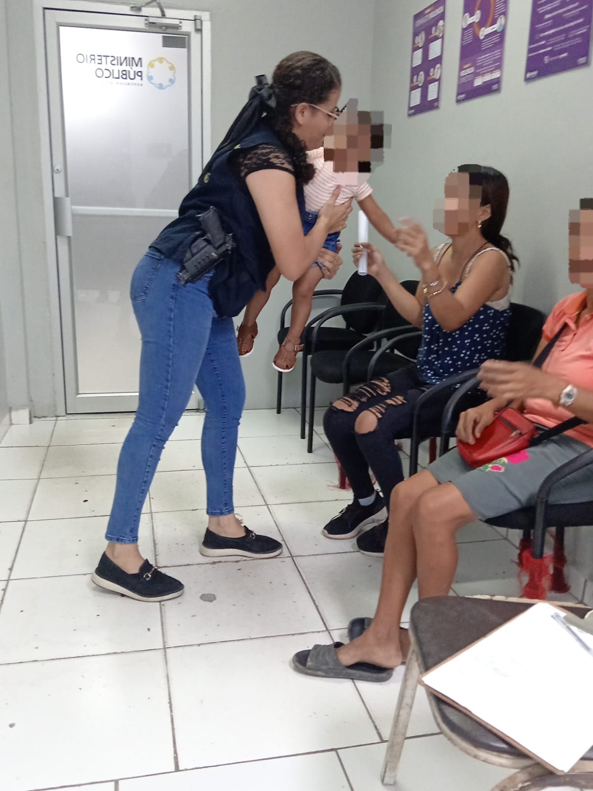 Recuperan a menor sustraída en medio de disputa familiar en La Ceiba