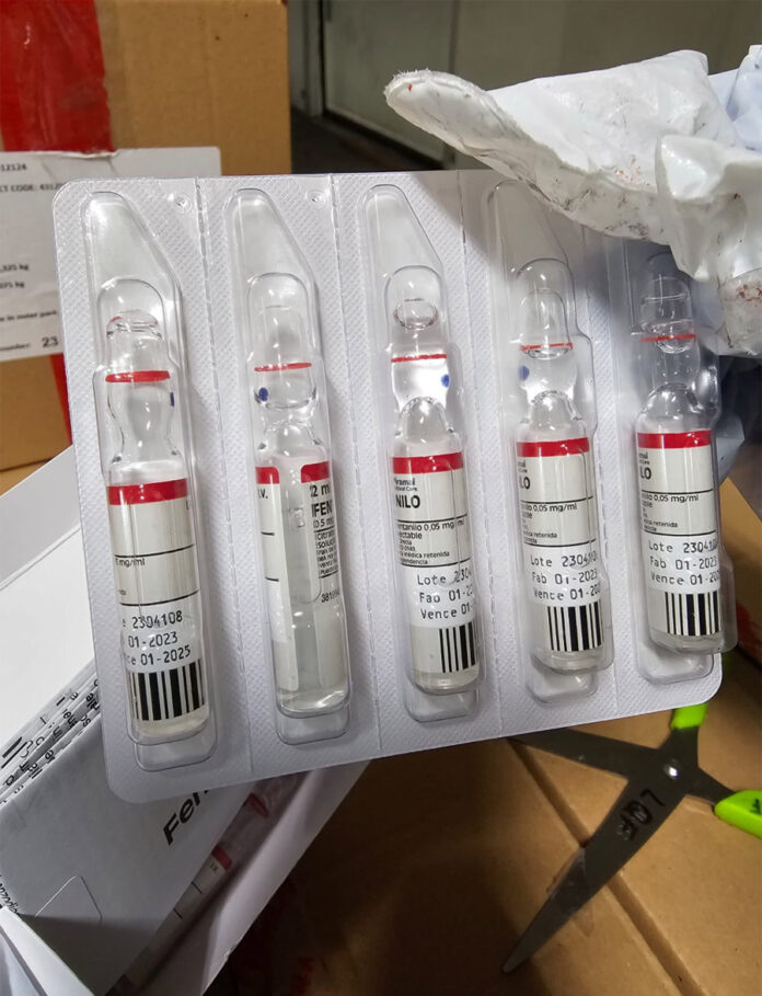 Histórica incautación de fentanilo reporta Honduras