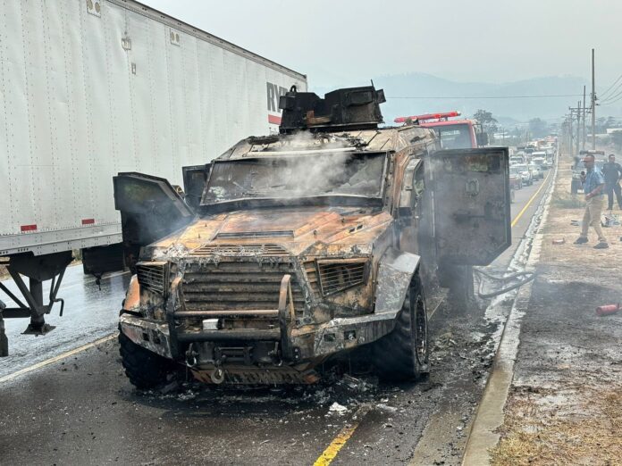Técnicos mexicanos investigan el incendio del «Black Mamba «