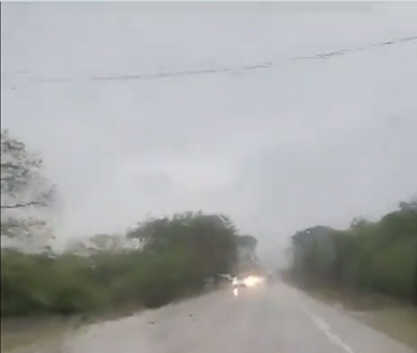 Se reportan lluvias en la zona sur de Honduras