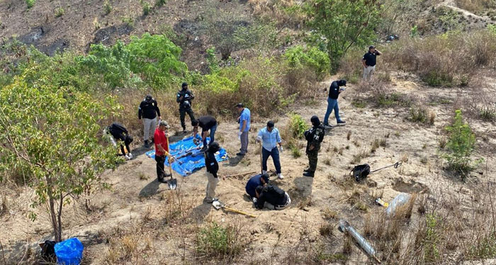Encuentran cementerio clandestino en Lomas del Carmen y San Manuel, Cortés