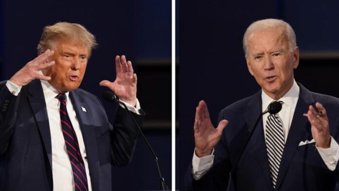Trump, agresivo y confiado, carga contra un titubeante Biden en un debate decisivo