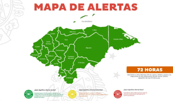 Honduras en Alerta Verde por Huracán Beryl