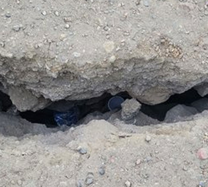 Colonias de Villanueva, Cortés, son afectadas por falla geológica