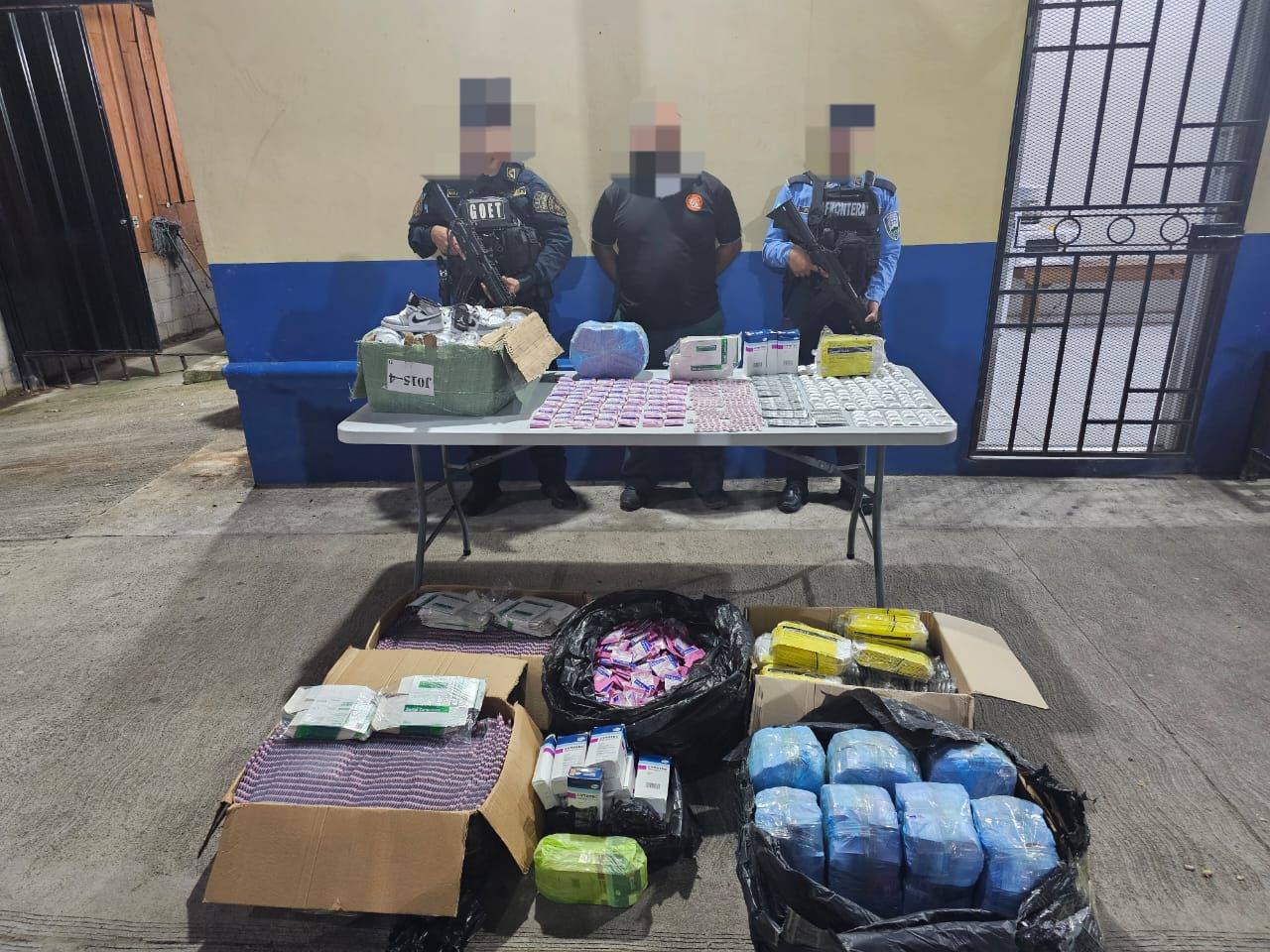 Arrestan a ciudadano nicaragüense por el tráfico ilegal de medicamento en El Paraíso