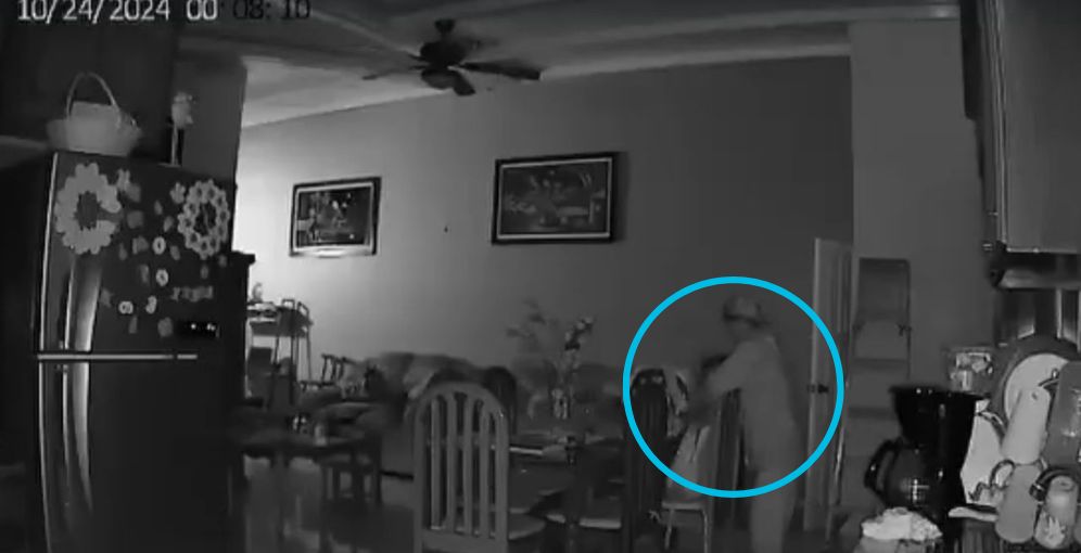 Graban robo de joven en vivienda de Tegucigalpa y el video se viraliza