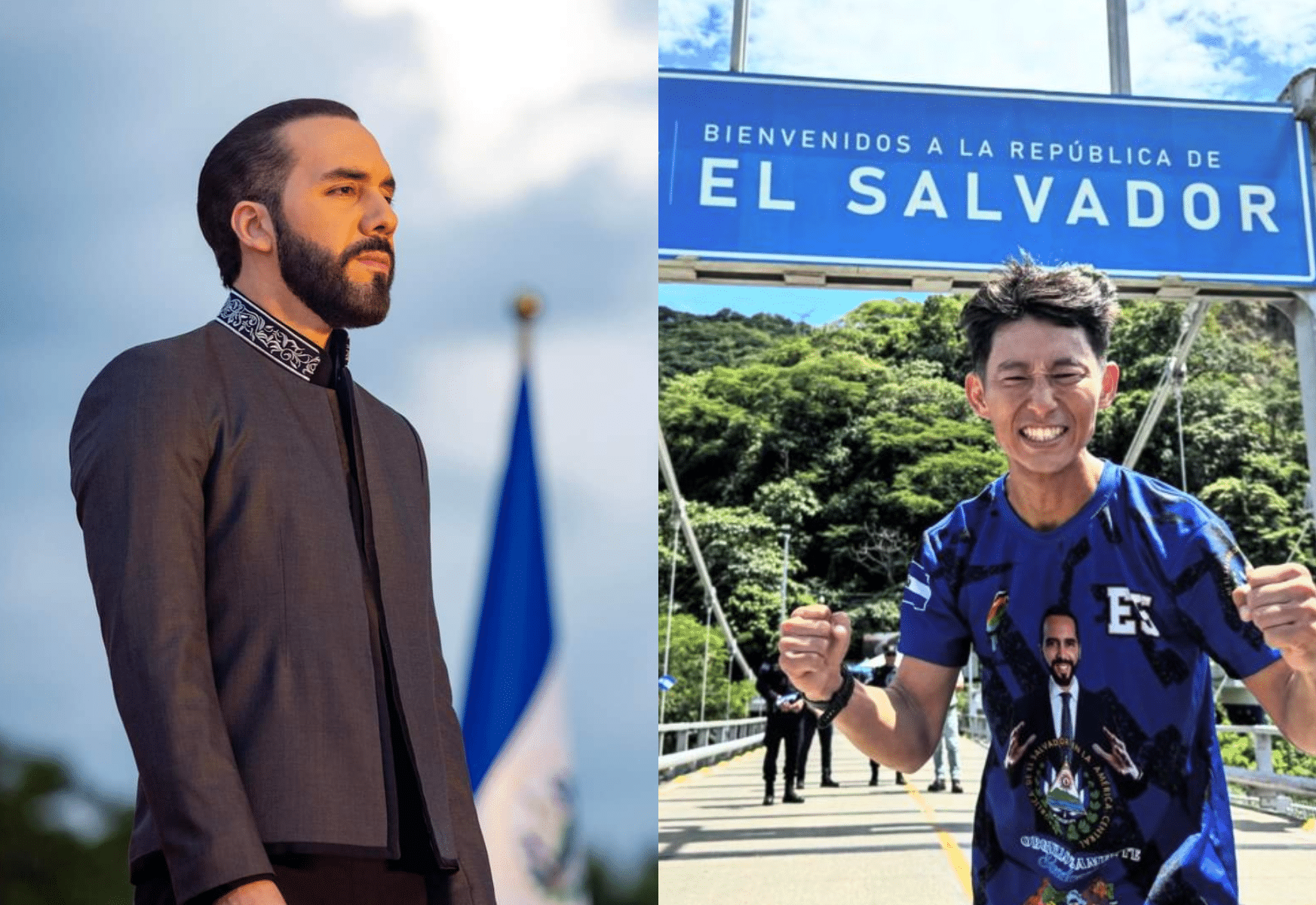 Presidente de El Salvador le entrega dos bitcoins a Shin Fujiyama: «Has traído esperanza a nuestro país»
