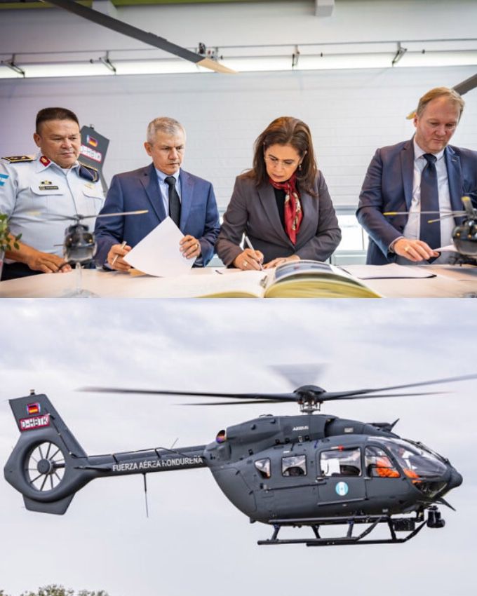 Honduras recibe dos helicópteros adquiridos en Alemania