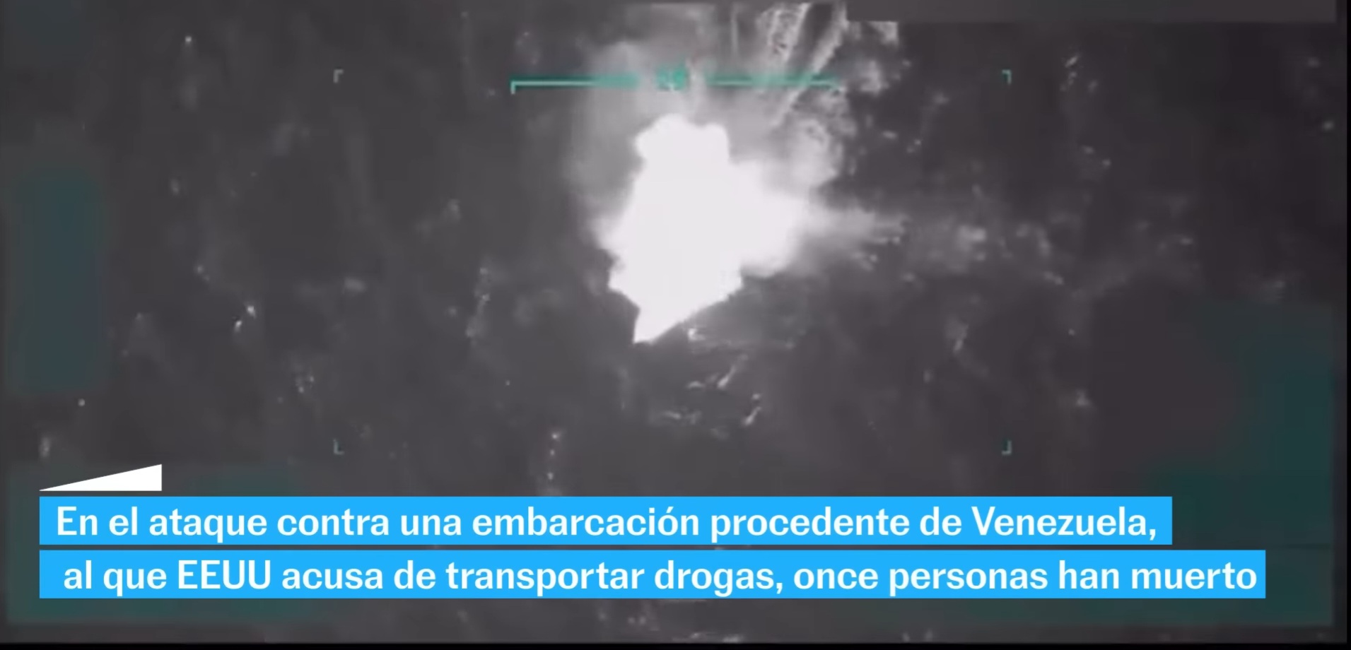 Estados Unidos ataca una embarcación procedente de Venezuela y causa 11 muertos