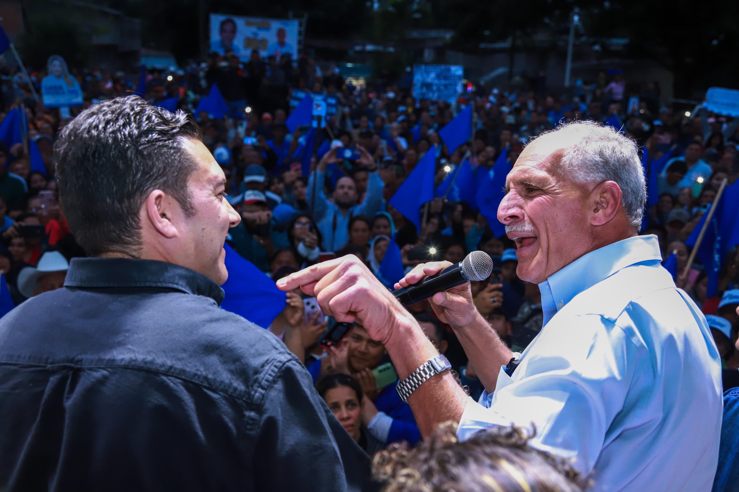 Papi a la Orden anima a Juan Diego Zelaya a ser un mejor alcalde que él para la capital