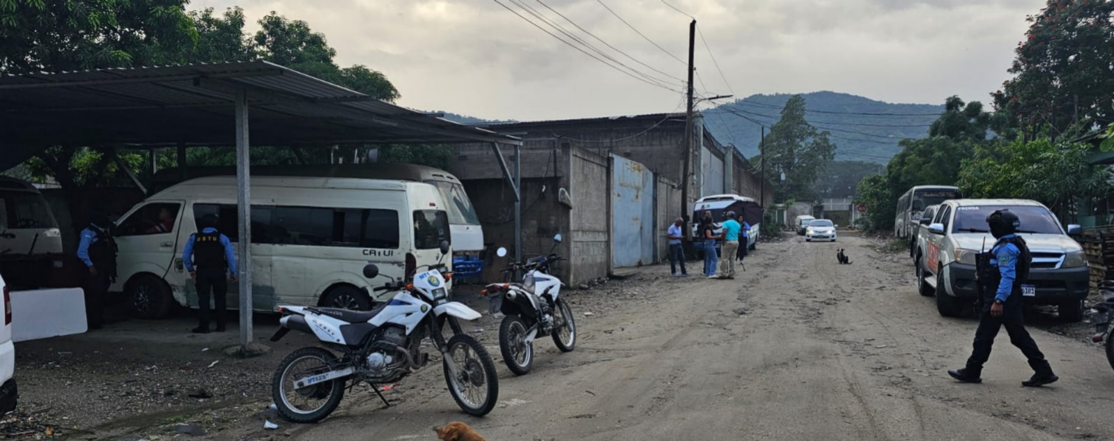 Policía Nacional refuerza seguridad en Ruta 1, tras denuncia de extorsión a conductores en San Pedro Sula