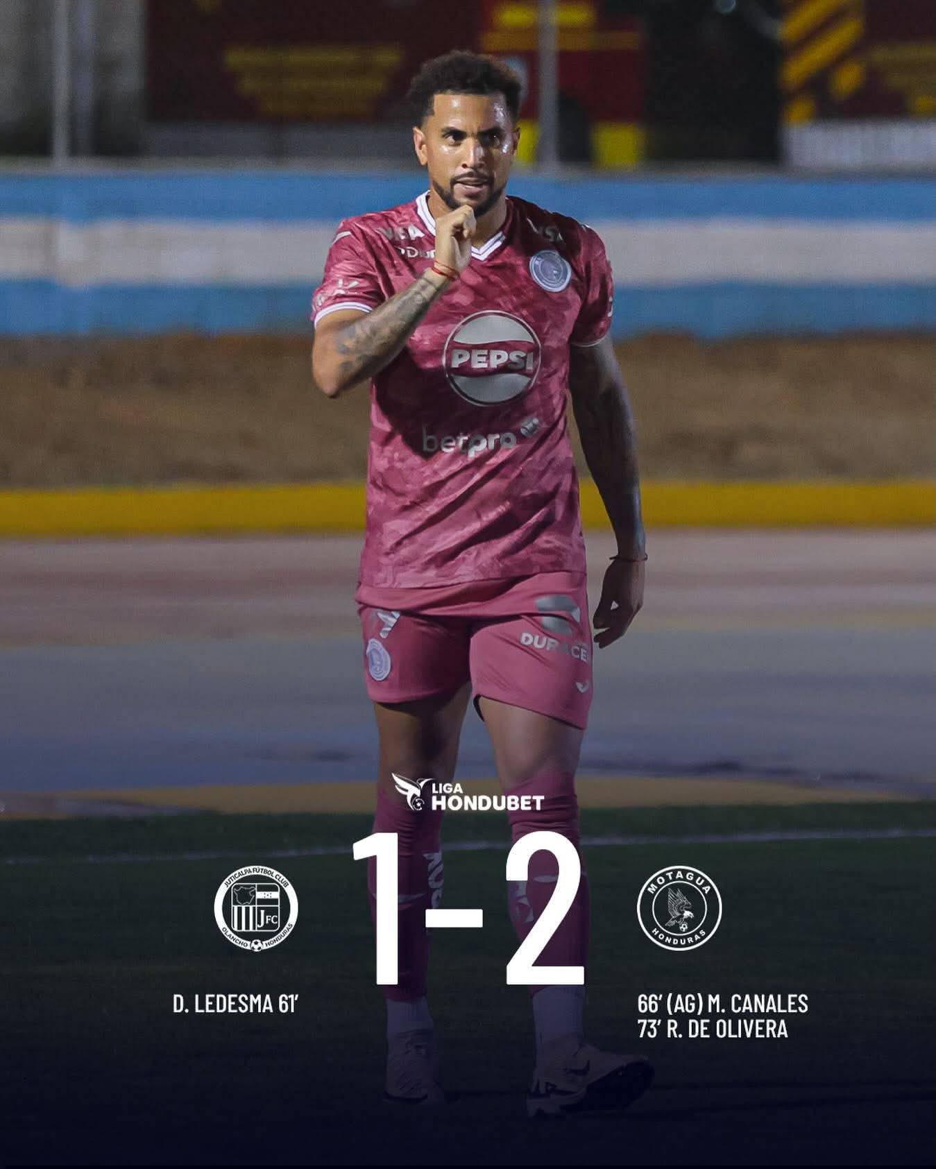 Motagua sigue con la «racha activa» y vence al Juticalpa