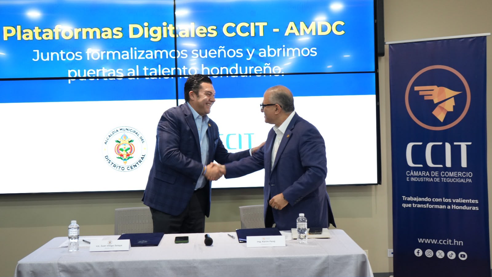 AMDC y CCIT consolidan alianza para crear más oportunidades de empleo y fortalecer los emprendimientos capitalinos