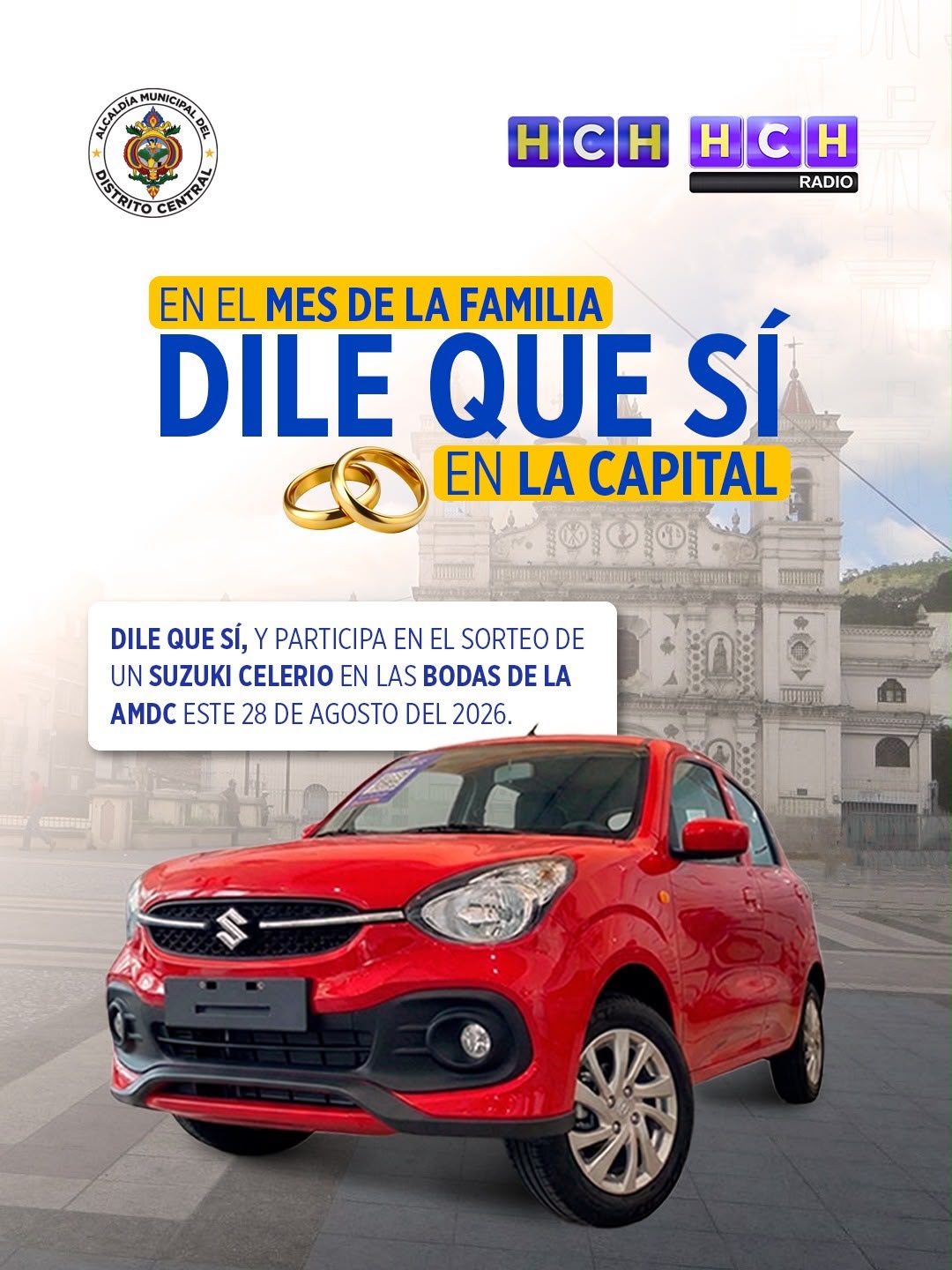 ¡Gánate un vehículo o una luna de miel! Juan Diego Zelaya anuncia sorpresas para las bodas del 28 de agosto ¡Gánate un vehículo o una luna de miel! Juan Diego Zelaya anuncia sorpresas para las bodas del 28 de agosto