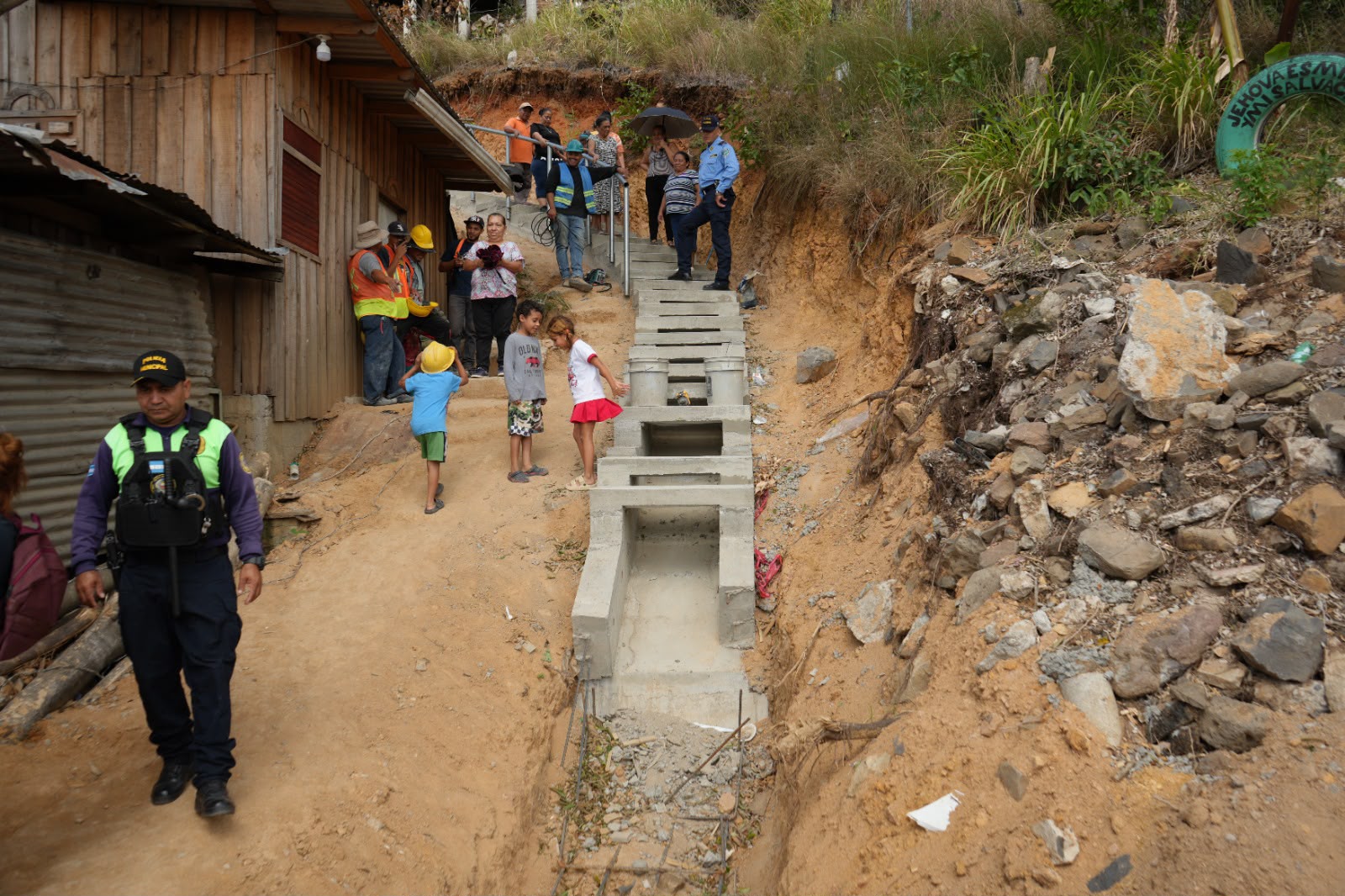 45% de avance alcanzan obras de mitigación en Lomas del Norte que beneficiarán a 5,000 capitalinos