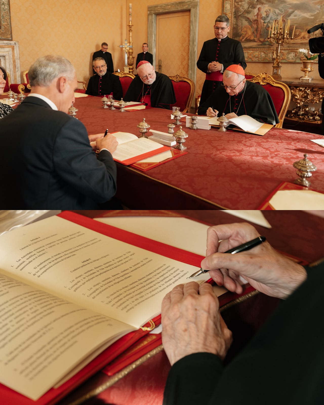 Presidente Asfura firma tratado con la Santa Sede para fortalecer las relaciones entre Honduras y el Vaticano Presidente Asfura firma tratado con la Santa Sede para fortalecer las relaciones entre Honduras y el Vaticano